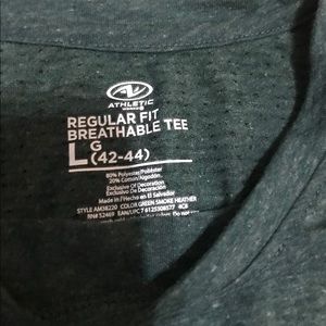 athletic works regular fit breathable tee